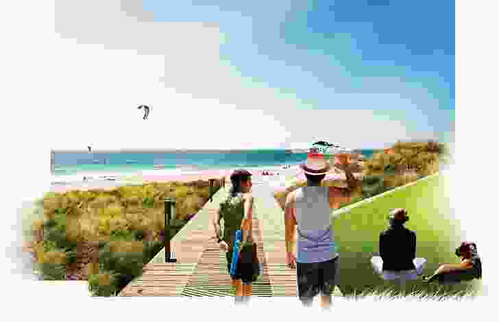 A masterplan for the Cockburn Coast project in Perth.