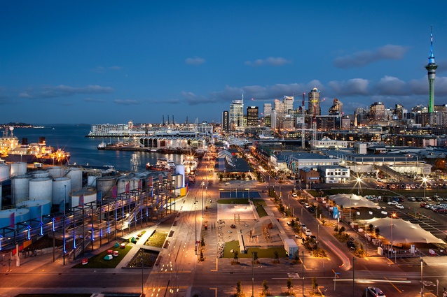North Wharf Promenade, Silo Park and Jellicoe Street by Taylor Cullity Lethlean with Wraight + Associates.