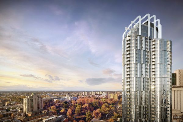 Philip Cox designs Melbourne apartment tower | ArchitectureAu