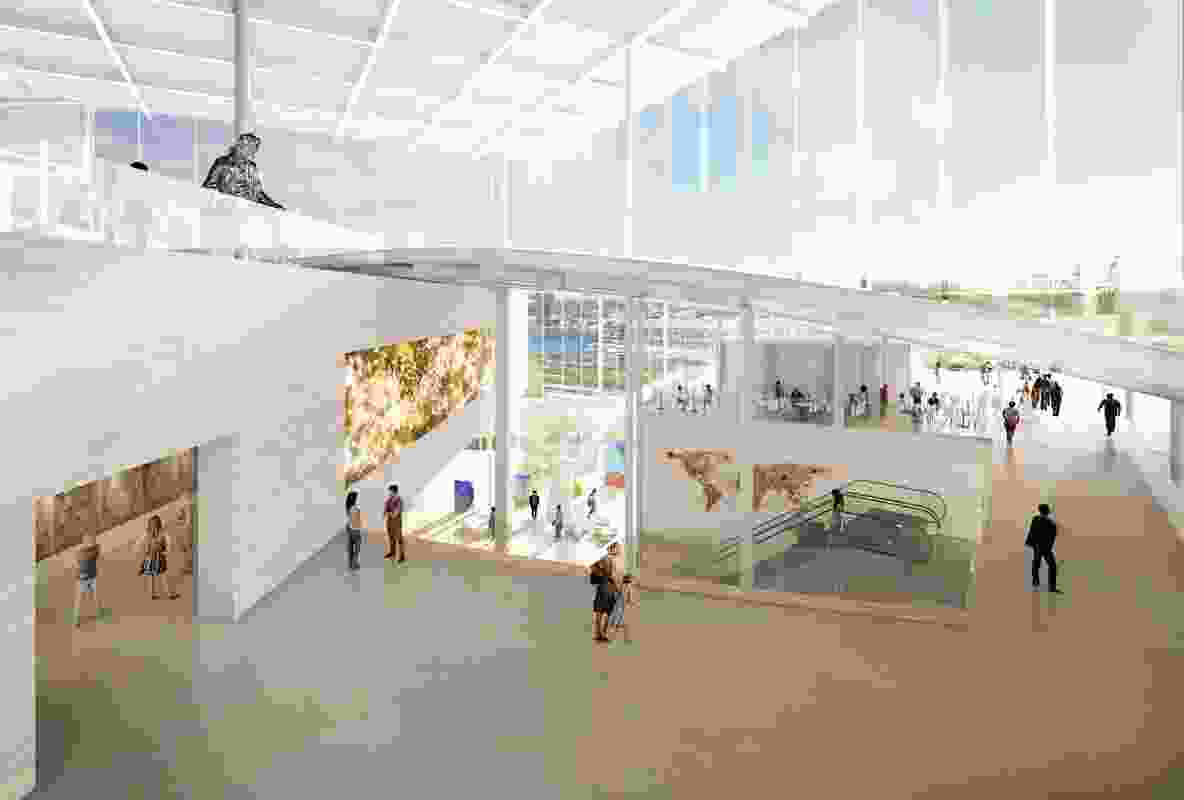 Sydney Modern render by SANAA, set to open December 2022.