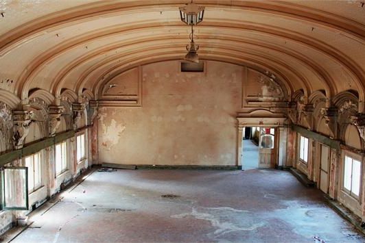 Flinders Street Station ballroom interior.