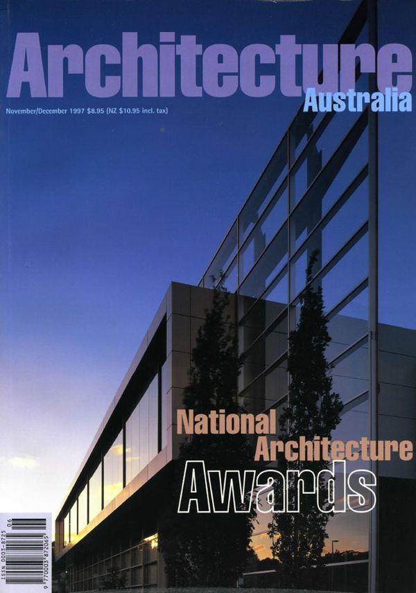 Architecture Australia, November 1997