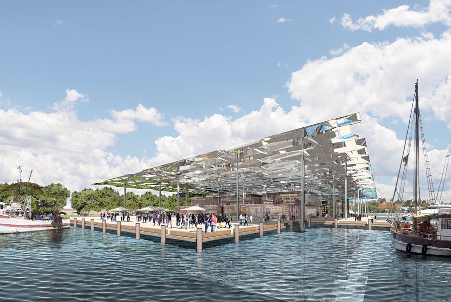 Sydney Fish Markets reference design by Allen Jack and Cottier and NH Architecture.