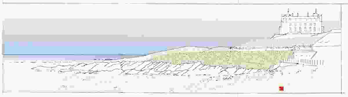 A drawing from Drawing for Landscape Architecture: Sketch to Screen to Site.