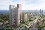 Located at the former construction dive site for the Sydney Metro in Chatswood, the project comprises four slender towers up to 180 metres in height.