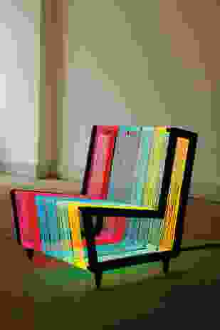 Kiwi and Pom Disco chair.