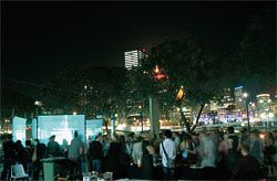 Overview of [V3], on the cultural forecourt at Southbank.