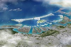 Jakarta is building a huge bird-shaped seawall