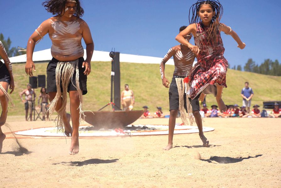 Murama Healing Space and Dance Ground by Murama Cultural Council in partnership with Sydney Olympic Park Authority