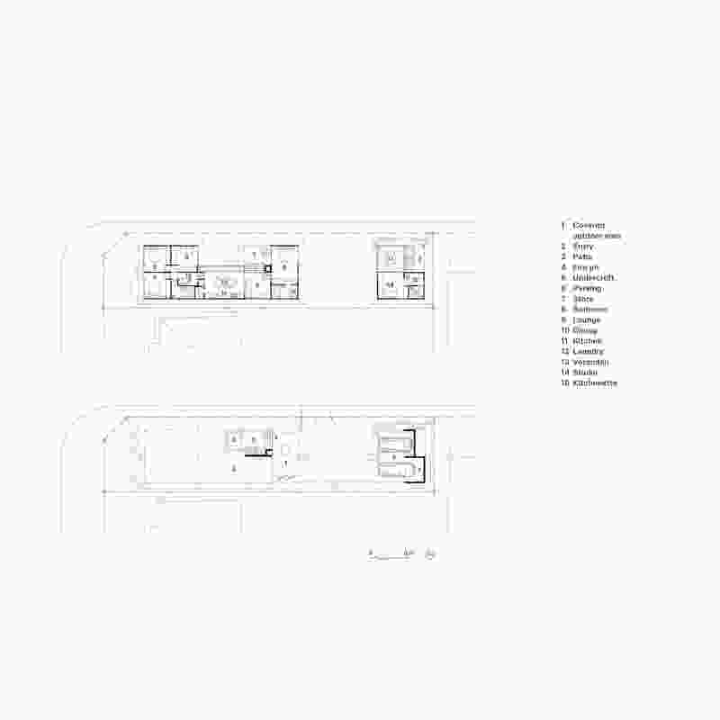 Plans of Three House by John Ellway Architect