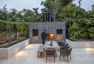 Escea’s latest outdoor wood cooking fireplace, the EK Series Fireplace Kitchen.