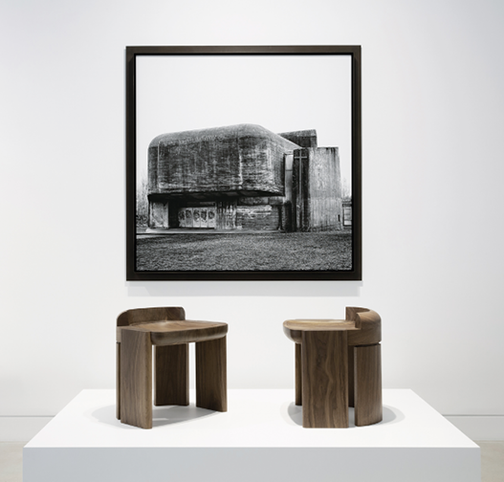 The creative feedback loop between Cameron’s works of art and design is evident at Translations.