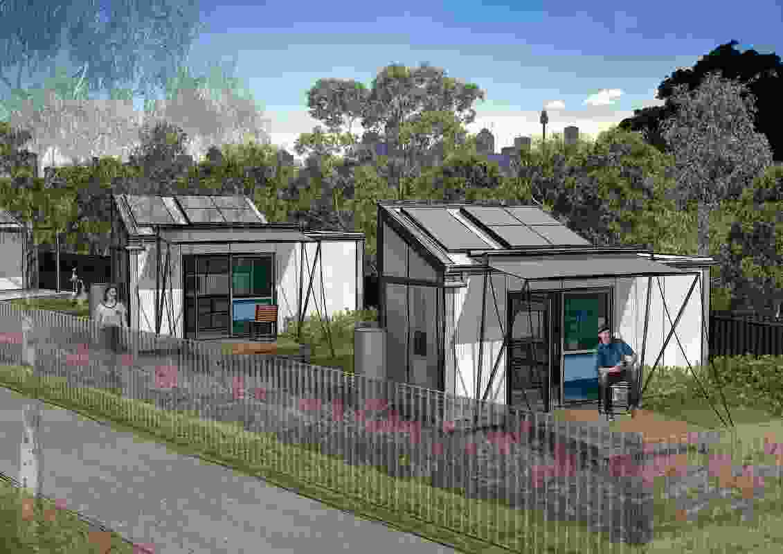 The Tiny Homes Foundation pilot project designed by NBRS Architecture.