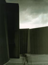View of the courtyard, with the entry to Chunky Move to the left.