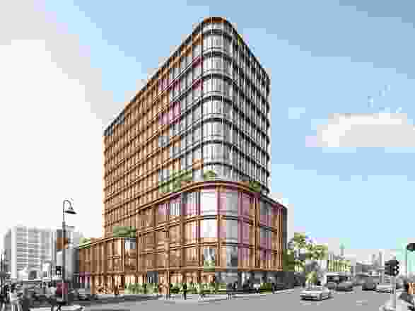 A development application for a 12-storey building in Hobart's CBD has been lodged with Hobart City Council.