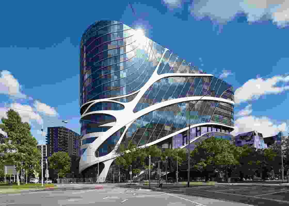 The Victorian Comprehensive Cancer Centre operates as a confident and dynamic gateway to the Melbourne Biomedical Precinct.