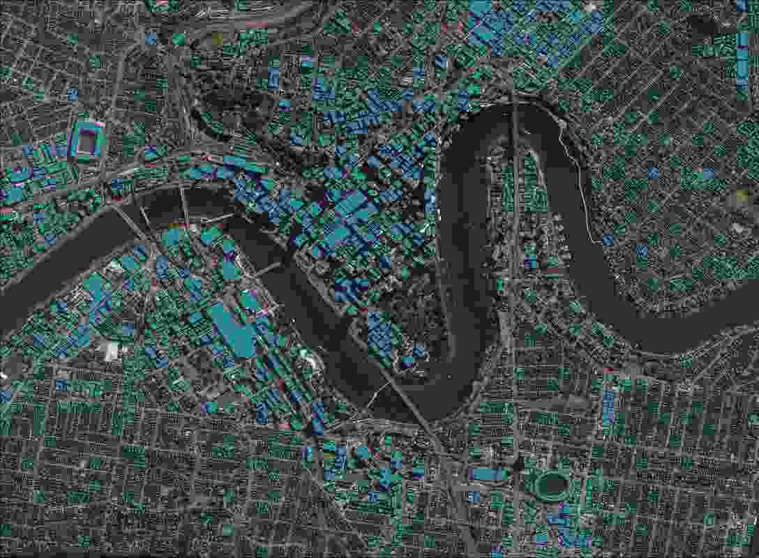 Geoscape data of Brisbane.