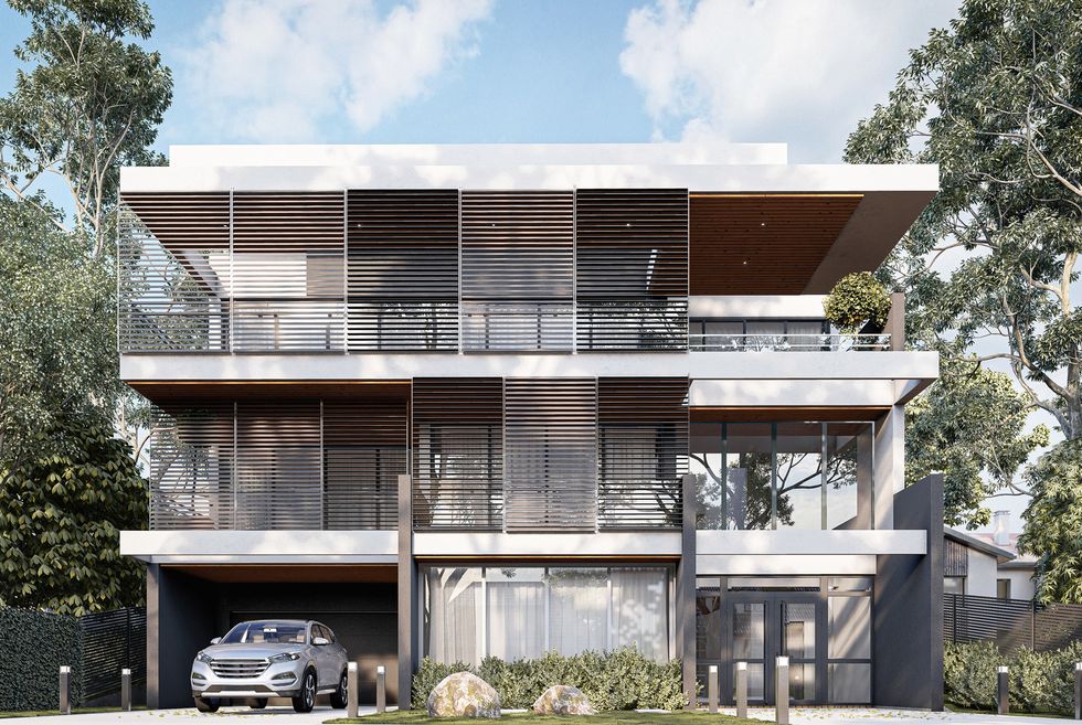 Photo inspiration: Fresh Look at Luxe A Modern Large Scale Luxury Architect Designed House In