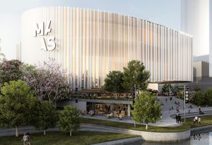 Indicative design for the proposed Powerhouse Museum in Parramatta.