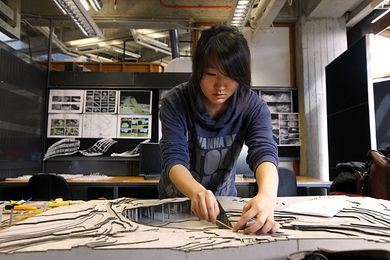 A student at the Auckland University School of Architecture.