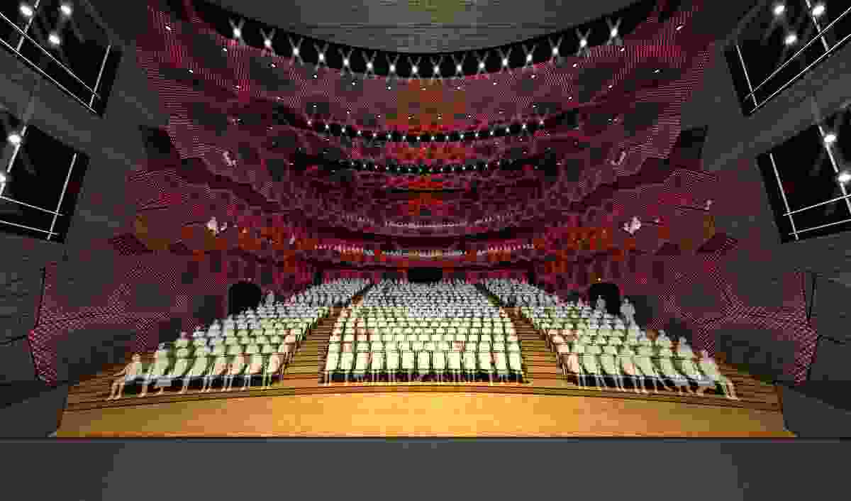 The proposed new theatre.