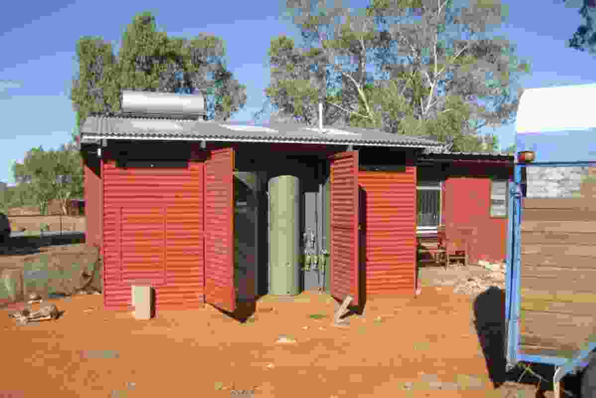 Modular bathroom for remote area housing by Healthabitat, 2008–11.