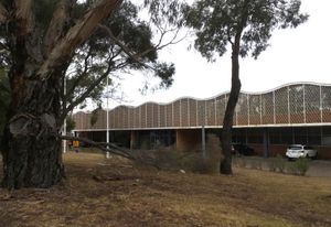 The Peters Ice Cream factory administration building designed by D. Graeme Lumsden.