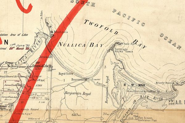 Old parish maps give clues to the old landscape with names and the location of the Bundian Way.