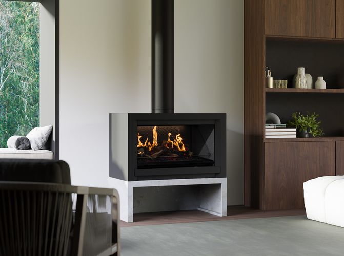 LE Series Holographic Electric Fireplaces from Escea | ArchitectureAu