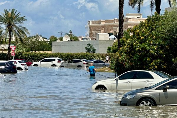 Dubai experienced torrential rain and flash flooding in mid-April.