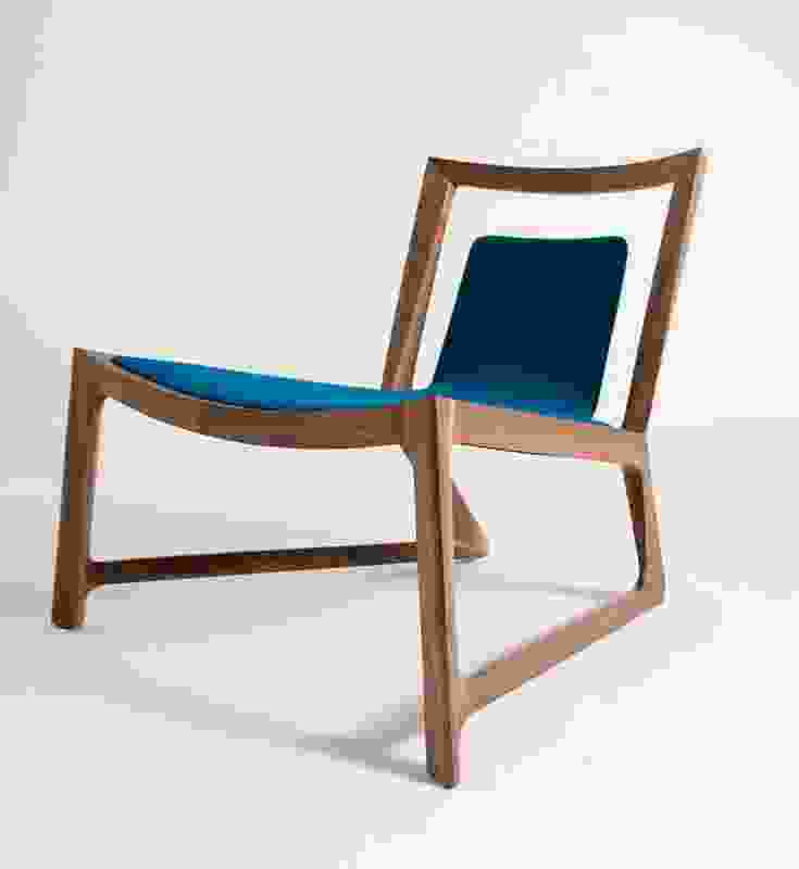 The Amoré chair has an intriguing structural and material strategy.