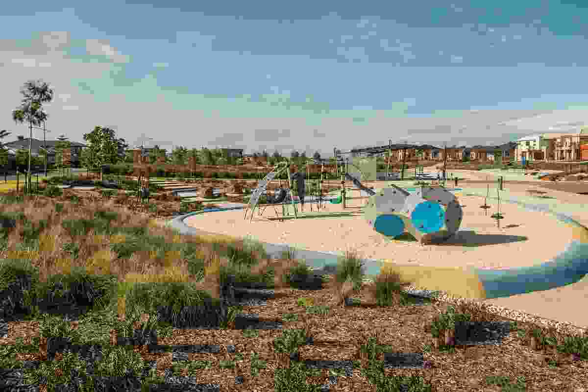 Play areas and active exercise spaces are provided for recreational use.
