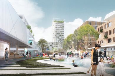 K2K proposal – Waterplay Space, Kensington by JBA Urban Design and Planning, Stewart Hollenstein Architecture and Urban Design, Arcadia Landscape and Natural Systems, The Transport Planning People and Jess Scully.