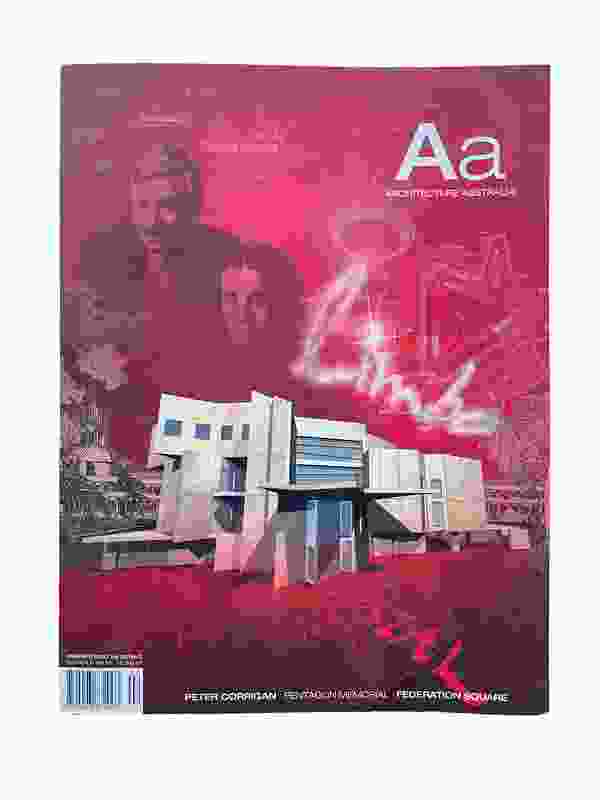 Designed by Alan Kueh, the cover of Architecture Australia March/April 2003 showed Edmond and Corrigan’s Academic Centre and St Mary’s College alongside portraits of Peter and Maggie.