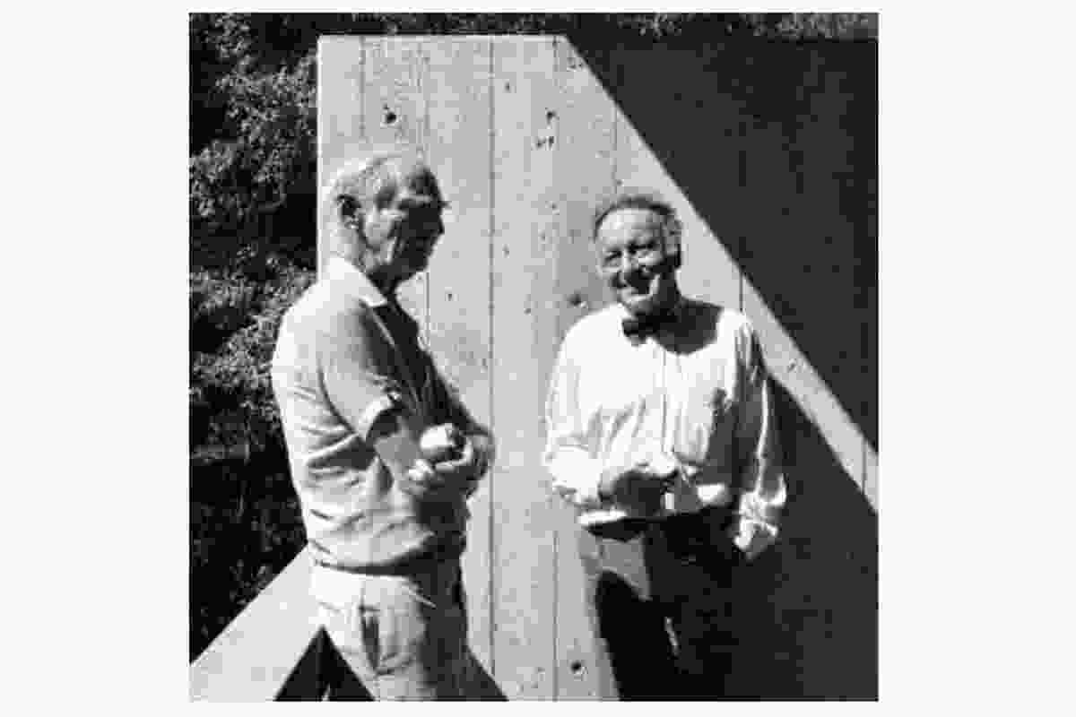 Harry Seidler and Max Dupain, 1991.