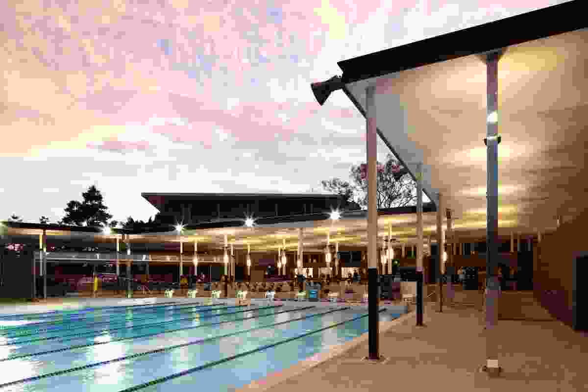The David Theile Olympic Swimming Pool, The University of Queensland by m3architecture.