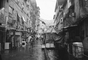 A street view of Rocinha, an informal settlement in Rio de Janeiro and one of four visited as part of the Weaving the Urban Fabric study tour.