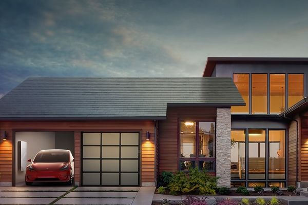 Tesla and SolarCity's new solar roof tile technology.