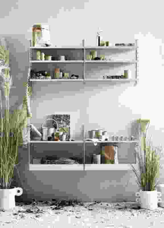 String Galvanized shelving system from Great Dane.