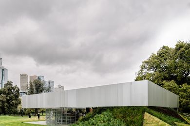 The 2017 MPavilion designed by Rem Koolhaas and David Gianotten.