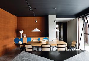 The bold geometry at Oak House is balanced by subtle site-specific gestures and modestly scaled spaces that respond to family life.