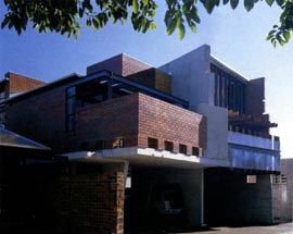 North elevation fronting the rear laneway.