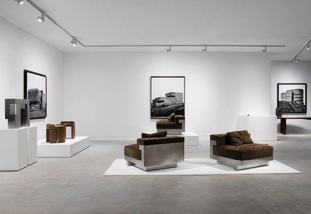 At his 2022 exhibition Translations, at Gallery Sally Dan-Cuthbert, Cameron expressed his appreciation for brutalist architecture, first through photography, and second, through furniture and lighting.