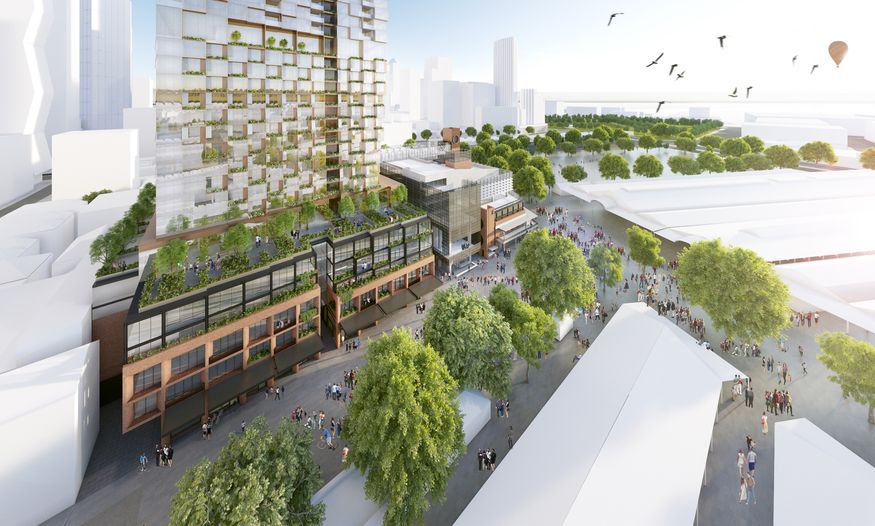 Tower height slashed as Queen Victoria Market redevelopment gets green