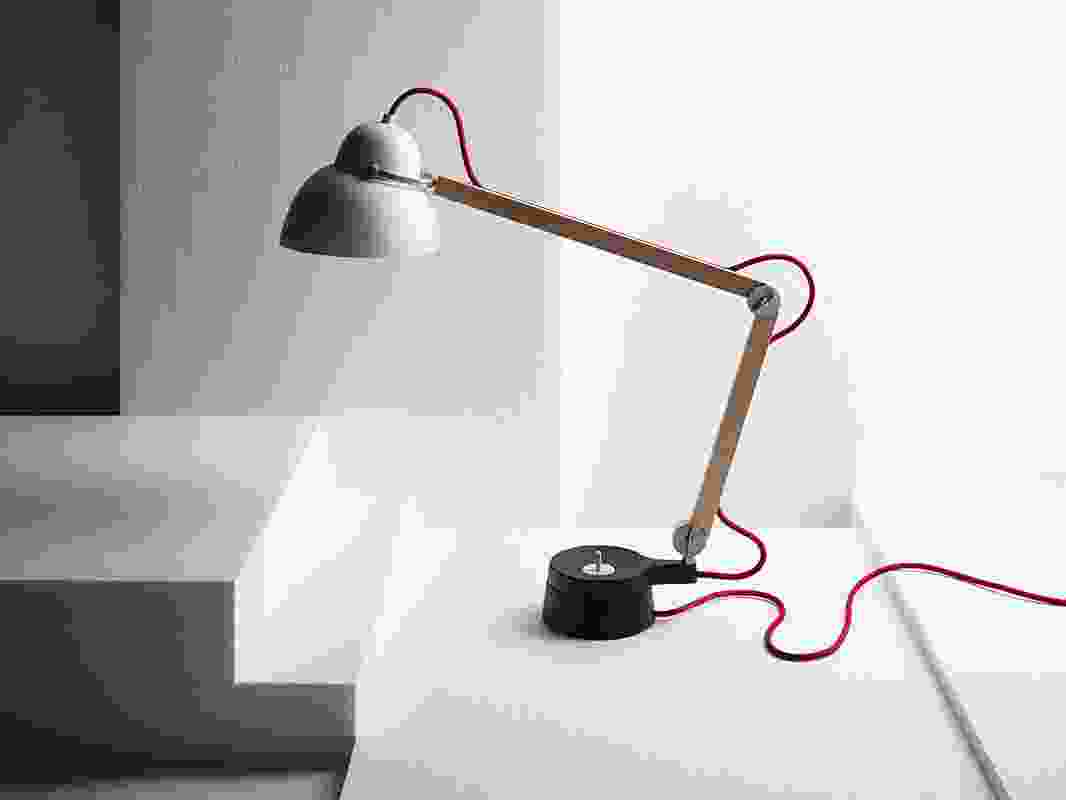 The w084 table lamp was designed for the debut collection of Swedish lighting company Wästberg.