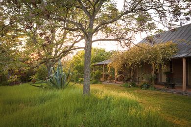 The colonial garden at Cox’s Cottage, at Mulgoa, west of Sydney, at the foot of the Blue Mountains.