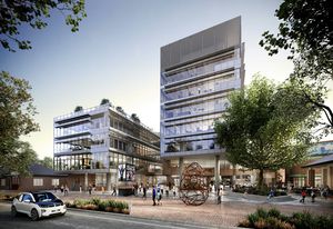 The Queanbeyan civic and cultural precinct designed by Cox Architecture.