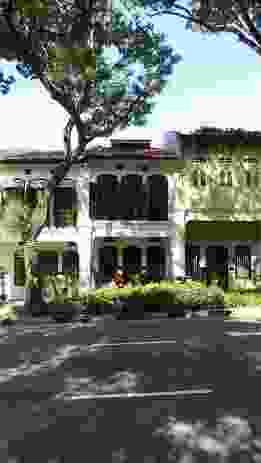 The Kerry Hill Architects office (centre), located in a prewar shophouse in Chinatown.