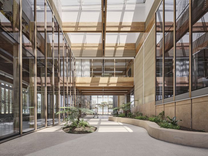 Conceived by the architects as a modular kit of parts, the building can be disassembled, expanded or relocated as the city continues to evolve.