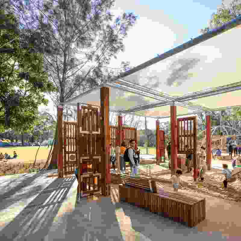 Paperbark Playspace by Phillips Marler, Parramatta Park Trust and Western Sydney Parklands Trust won a Landscape Architecture Award in the Play Spaces category.
